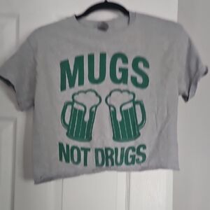 Womens T-Shirt with Green Print